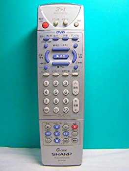 【中古】 シャープ ビデオ DVDリモコン GA067SA|バリューコネクト
