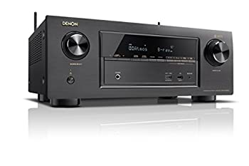 【中古】 DENON デノン AV受信システム 7.2ch Dolby Atmos DTS X HEOS役立つこと 真っただ中位置付け 黒いこと AVR-X2400H-K
