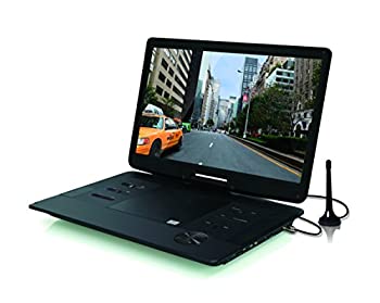 【中古】 イーバランス 大画面 16型 フルセグ ポータブル DVD&TV プレーヤー EB-16FS