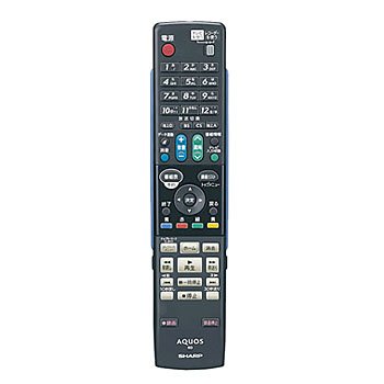 【中古】 シャープ ブルーレイディスクレコーダー用リモコン RRMCGA909WJPA(0046380228)|バリューコネクト