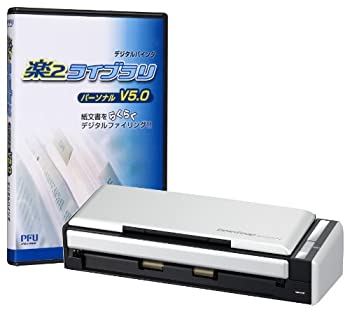 【中古】 富士通 ScanSnap S1300i 楽2ライブラリパーソナルV5.0セットモデル FI-S1300A-SR｜バリューコネクト