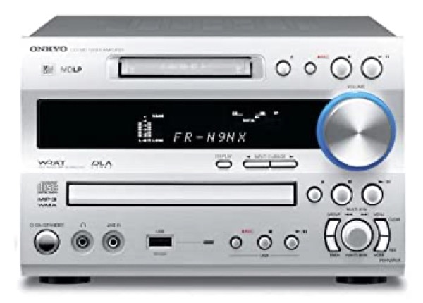 【中古】 ONKYO オンキョー CD/MDラジオ受信機アンプリファイアー FR-N9NX (S)