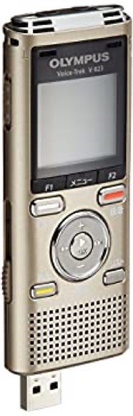 【中古】 OLYMPUS オリンパス 集積回路リコーダー VoiceTrek 8GB 直線的PCM相応う MicroSD相応う GLD ゴールド V-823