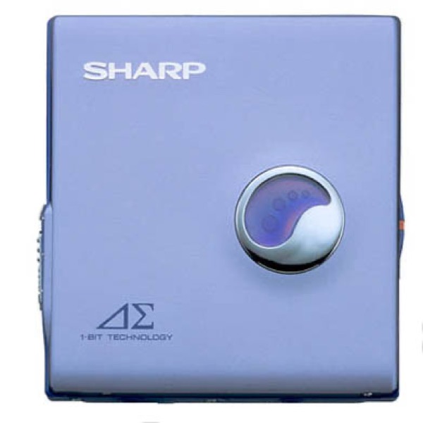 【中古】 SHARP せつ然たる MD-DS30-A 青味 1-BIT 携帯型MD電気蓄音機 MDLP相応う