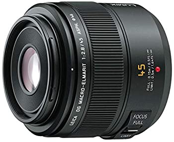 【中古】 Panasonic パナソニック マイクロフォーサーズ ライカ DG MACRO-ELMARIT 45mm F2.8 ASPH. MEGA O.I.S 単焦点 マクロレンズ H-ES045