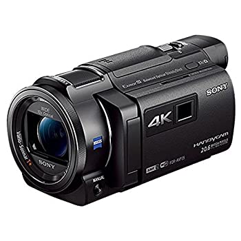 ショップ SONY 4Kビデオカメラ Handycam FDR-AXP35 ブラック 光学10倍