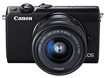【中古】 Canon キャノン ミラーレス一眼カメラ EOS M100 EF-M15-45 IS STM レンズキット (ブラック) EOSM100BK1545ISSTMLK｜バリューコネクト