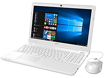 【中古】 富士通 15.6型 万覚え帳マイコンFMV LIFEBOOK AH42 B1 割り増し金白いこと FMVA42B1W