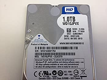 【中古】 Western Digital WD WD10JPVX (001) ホーム WD 1TB ハードドライブ WD10JPVX-22JC3T0 HHOTJHK 0.55A ddd55|バリューコネクト