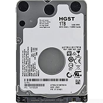 【中古】 HGST 日立 2.5inch HDD 1TB SATA 7mm厚 128MBキャッシュ HTS541010B7E610｜バリューコネクト