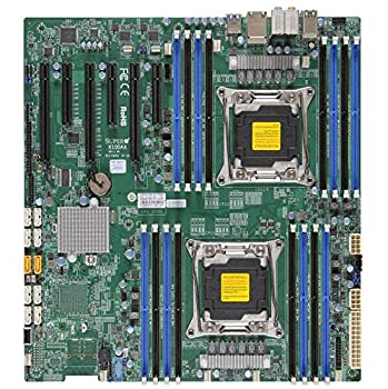 【中古】 Supermicro X10DAX-O デュアルLGA2011/ intel C612/ DDR4/ SATA3\u0026USB3.0/ A\u00262GbE/ EATXサーバーマザーボード