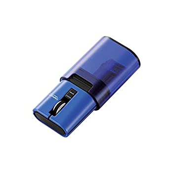 【中古】 エレコム ワイヤレスマウス Bluetooth モバイル CAPCLIP 3ボタン IRLED 充電式 ブルー M-CC1BRBU 5,731円