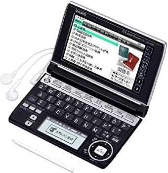 【中古】 CASIO カシオ Ex-word 電子辞書 XD-A6500BK ブラック 多辞書総合モデル ツインタッチパネル 音声対応 100コンテンツ 日本文学300作品｜バリューコネクト