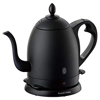 【中古】 Russell Hobbs ラッセルホブス 喫茶店湯沸かし 0.8L つや消し黒いこと 7408JP-88