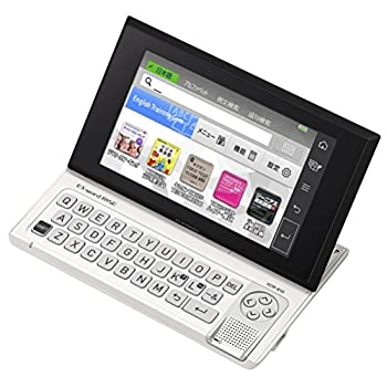 【中古】 CASIO カシオ デジタル英会話学びとる機 EX-word RISE XDR-B10WE 白いこと コンテンツ40