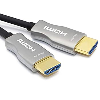 【中古】 MavisLink 4K 光ファイバーHDMIケーブル 35フィート 4K 60Hz HDMI 2.0ケーブル 18Gbps HDMIコード ARC HDR HDCP2.2 3D対応 Blu-ray TVボックス H