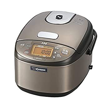 【中古】 ZOJIRUSHI 象印 炊飯器 3合 IH式 限度炊き 黒まる厚釜 一人暮らし 保温30第四次元 ステンレス鋼赤銅色 NP-GJ05-XT