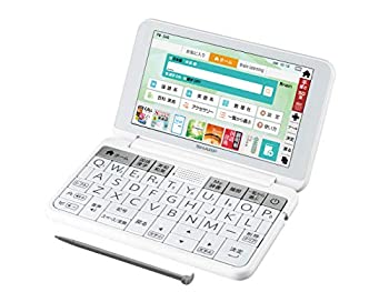 【中古】 SHARP シャープ カラー電子辞書 Brain 高校生モデル ホワイト系 2019年春モデル PW-SH6-W|バリューコネクト
