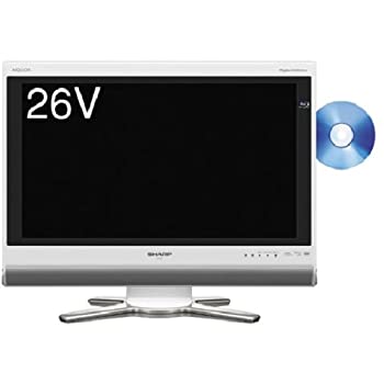 【中古】 SHARP シャープ 26V型 液晶 テレビ AQUOS LC-26DX1-W ハイビジョン ブルーレイレコーダー内蔵 2008年モデル|バリューコネクト