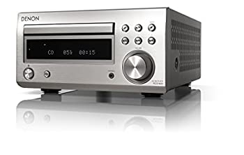 【中古】 DENON デノン RCD-M41 広広としたFM AM FMラジオ受信機ラジオ受信機 ディスクリートアンプ Bluetooth CD受信システム しろがね色 RCD-M41SP