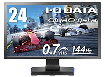 【中古】 I-O DATA ゲーミングモニター 24in (144サイクル) GigaCrysta なおなお書き4 FPS方角 0.7ms (GTG) TN HDMI×3 DP 高さ自然調整 回転させる EX-LDGC241HTB2