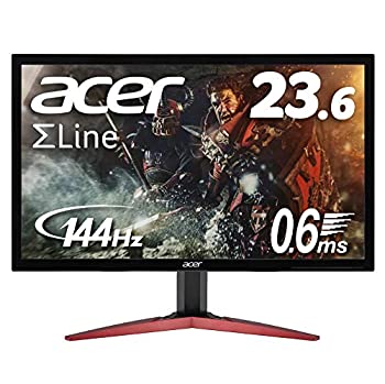 【中古】 acer エイサー ゲーミングモニター SIGMALine 23.6インチ KG241QAbiip 0.6ms (GTG) 144Hz TN FPS向き フルHD FreeSync HDMIx2|バリューコネクト