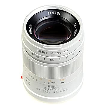 中古】 KIPON 単焦点レンズ IBERIT (イベリット) 75mm f 2.4 ソニーE