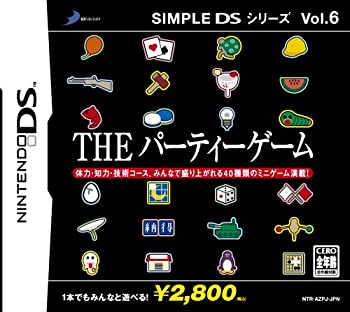 SIMPLE DSシリーズ　まとめ売り　シンプルシリーズ　DSソフト 楽天市場】DS-SIMPLE DSシリーズ Vol.6 THE パーティーゲーム : ゲーム