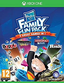 【中古】 Hasbro Family Fun Pack Monopoly Boggle Trivial Pursuit and Risk XBOX One Game