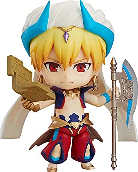 【中古】 ねんどろいど Fate/Grand Order キャスター/ギルガメッシュ 霊基再臨 Ver. ノン規摸 ABS\u0026PVC製 塗り付ける済みモビール図形