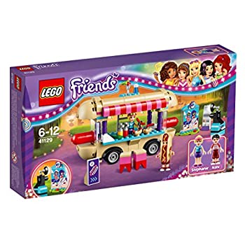 【中古】 LEGO レゴ フレンズ 遊園地 ホットドッグ鉄道車両 41129