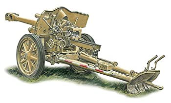 【中古】 サイバーホビー 1/35 WW.II ドイツ軍 10.5cm榴弾砲leFH18