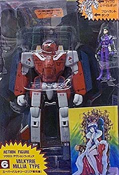 【中古】 マクロス アクションフィギュア 15周年記念 (初期版) スーパーバルキリー ミリア専用機