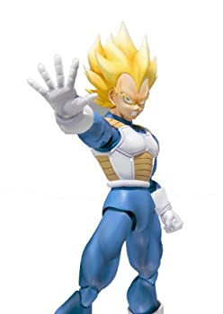 【中古】 S.H.Figuarts スーパーサイヤ人ベジータ 全高約14cm ABS&PVC&POM製 フィギュア