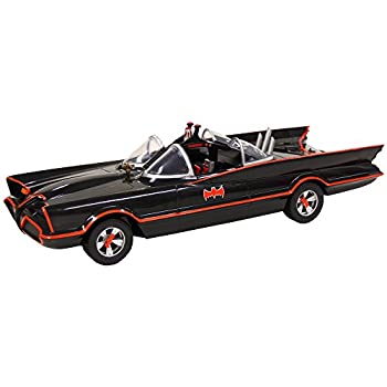 【中古】 マテルアクションフィギュア バットマン 1966年TVシリーズ バットモービル 1/12スケール プラスチック製 塗装済みアクションフィギュア|バリューコネクト