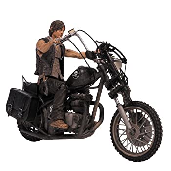 【中古】 ウォーキング・デッド TVドラマ版 5インチアクションフィギュア DXボックス/ダリル・ディクソン＆チョッパーバイク