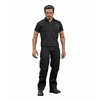 【中古】 ムービー・マスターピース アイアンマン2 トニー・スターク (アーク・リアクター開発版) 1/6スケール プラスチック製 塗装済み可動フィギュア