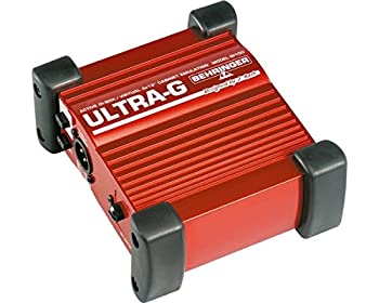 【中古】 Behringer DI ダイレクトボックス アクティブタイプ ギター用キャビネットシミュレーター ファンタム電源駆動 OT1トランス GI100 レッド