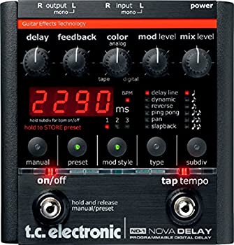 【中古】 tc electronic プログラマブル ディレイ ND-1 NOVA DELAY｜バリューコネクト
