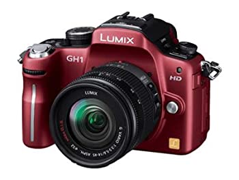 【中古】 パナソニック デジタル一眼カメラ GH1 レンズキット コンフォートレッド DMC-GH1A-R 57,335円