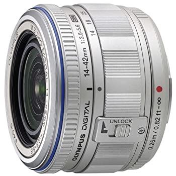【中古】 OLYMPUS オリンパス M.ZUIKO DIGITAL ED 14-42mm F3.5-5.6-SLV