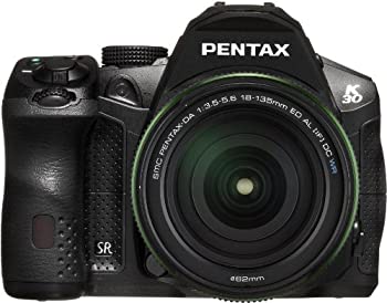 【中古】 PENTAX デジタル一眼レフカメラ K-30 レンズキット [DA18-135mmWR] ブラック K-30LK18-135 BK 15637｜バリューコネクト