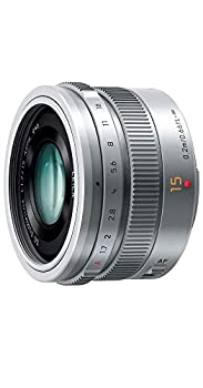【中古】 パナソニック 単焦点 広角レンズ マイクロフォーサーズ用 ライカ DG SUMMILUX 15mm/F1.7 ASPH. シルバー H-X015-S｜バリューコネクト