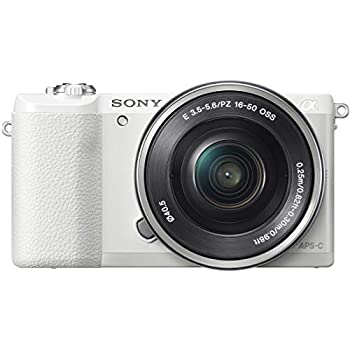 【中古】 ソニー ミラーレス一眼 α5100 パワーズームレンズキット E PZ 16-50mm F3.5-5.6 OSS付属 ホワイト ILCE-5100L-W