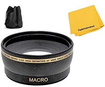 【中古】 0.43倍 広角レンズ Nikon D3400 D3500 D5600 Nikon AF-P 18-55mmレンズ用