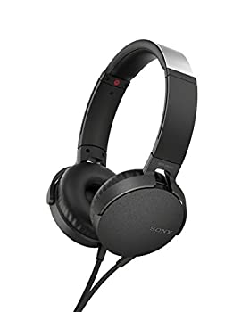 【中古】 ソニー ヘッドホン 重低音モデル MDR-XB550AP 折りたたみ式 リモコン・マイク付き ブラック MDR-XB550AP B