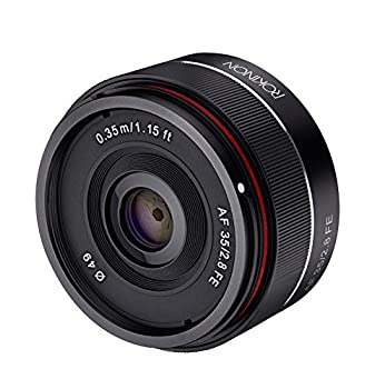 【中古】 Rokinon IO35AF-E 35mm f/2.8 超コンパクト広角レンズ SONY Eマウントフルフレーム用 ブラック