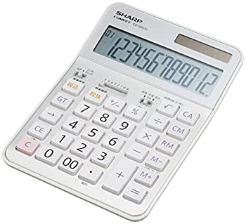 【中古】 シャープ 実務電卓 抗菌セミデスクトップタイプ CS-S952CX｜バリューコネクト