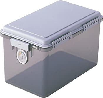 【中古】 ナカバヤシ キャパティ ドライボックス 防湿庫 27L グレー 97025｜バリューコネクト