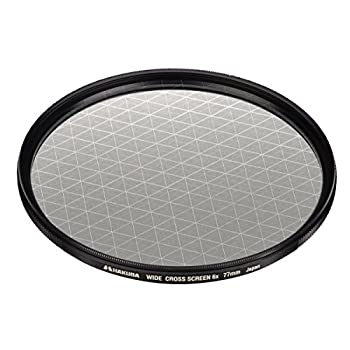【中古】 HAKUBA ハクバ 77mm レンズフィルター ワイドクロススクリーンフィルター 6× 日本製 CF‐WCS677